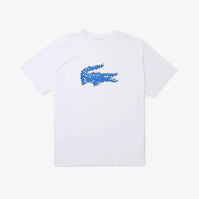 Ανδρικό αθλητικό T-shirt Big Fit με αναπνεύσιμο λογότυπο Ανδρικό αθλητικό T-shirt Big Fit με αναπνεύσιμο λογότυπο
