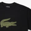 Ανδρικό αθλητικό T-shirt Big Fit με αναπνεύσιμο λογότυπο Ανδρικό αθλητικό T-shirt Big Fit με αναπνεύσιμο λογότυπο
