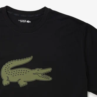 Ανδρικό αθλητικό T-shirt Big Fit με αναπνεύσιμο λογότυπο