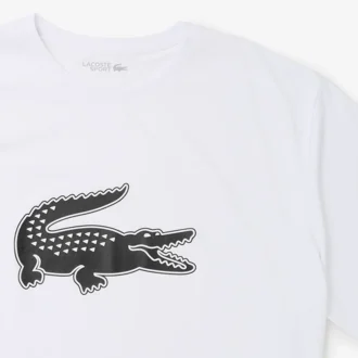 Ανδρικό αθλητικό T-shirt Big Fit με αναπνεύσιμο λογότυπο