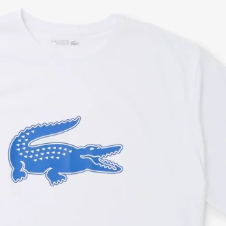 Ανδρικό αθλητικό T-shirt Big Fit με αναπνεύσιμο λογότυπο