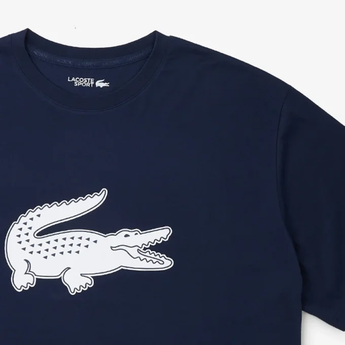 Ανδρικό αθλητικό T-shirt Big Fit με αναπνεύσιμο λογότυπο Ανδρικό αθλητικό T-shirt Big Fit με αναπνεύσιμο λογότυπο