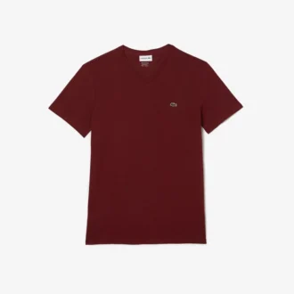 Ανδρικό ελαφρύ T-shirt με V-neck από βαμβάκι Pima