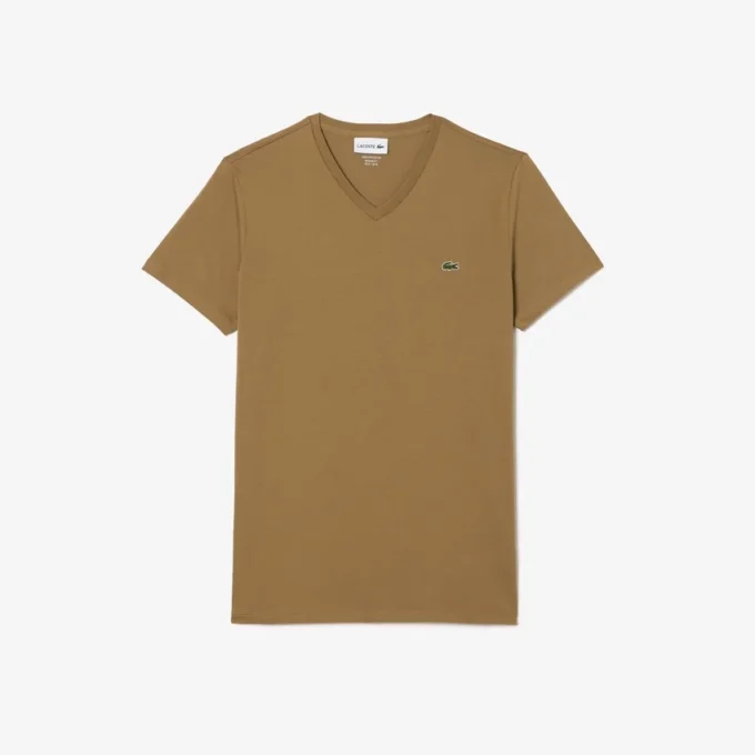 Ανδρικό ελαφρύ T-shirt με V-neck από βαμβάκι Pima Ανδρικό ελαφρύ T-shirt με V-neck από βαμβάκι Pima