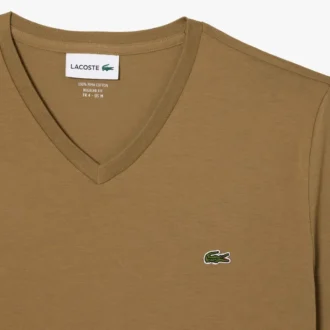 Ανδρικό ελαφρύ T-shirt με V-neck από βαμβάκι Pima