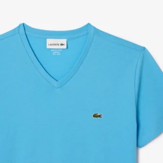 Ανδρικό ελαφρύ T-shirt με V-neck από βαμβάκι Pima Ανδρικό ελαφρύ T-shirt με V-neck από βαμβάκι Pima