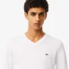 Ανδρικό ελαφρύ T-shirt με V-neck από βαμβάκι Pima Ανδρικό ελαφρύ T-shirt με V-neck από βαμβάκι Pima