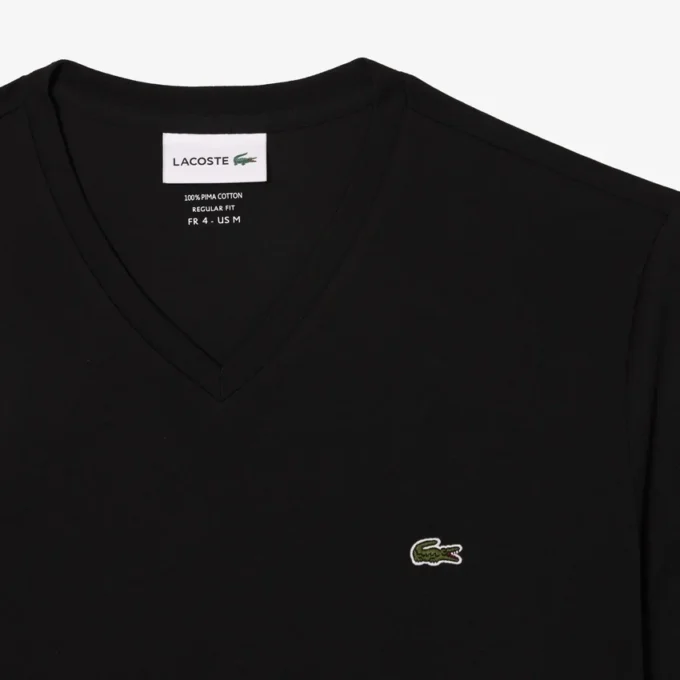 Ανδρικό ελαφρύ T-shirt με V-neck από βαμβάκι Pima Ανδρικό ελαφρύ T-shirt με V-neck από βαμβάκι Pima