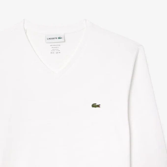 Ανδρικό ελαφρύ T-shirt με V-neck από βαμβάκι Pima Ανδρικό ελαφρύ T-shirt με V-neck από βαμβάκι Pima