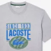 Ανδρικό φαρδύ T-shirt από βαρύ βαμβάκι με τύπωμα Ανδρικό φαρδύ T-shirt από βαρύ βαμβάκι με τύπωμα