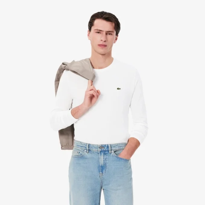 Ανδρικό μακρυμάνικο T-shirt από βαμβάκι Pima Ανδρικό μακρυμάνικο T-shirt από βαμβάκι Pima