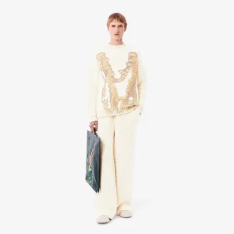 Ανδρικό παντελόνι πλεκτό oversized Runway