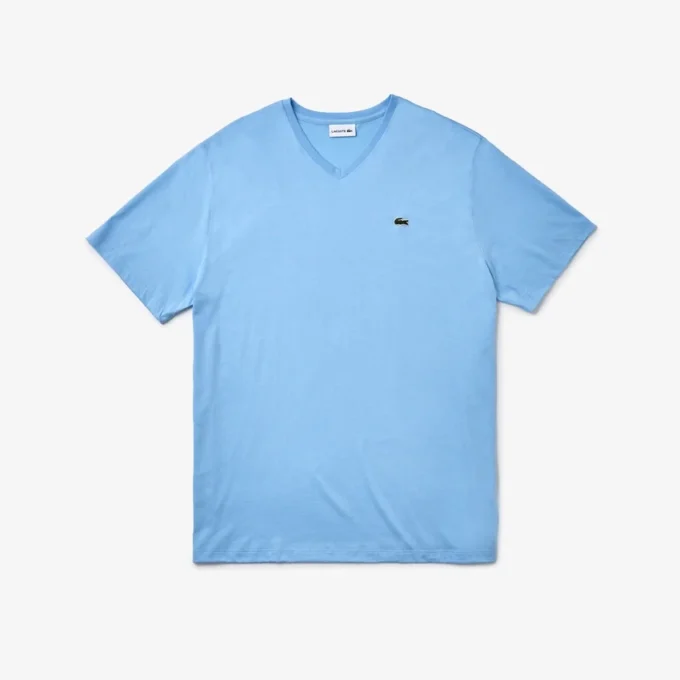 Ανδρικό Pima T-shirt με V λαιμόκοψη και φαρδιά γραμμή Ανδρικό Pima T-shirt με V λαιμόκοψη και φαρδιά γραμμή