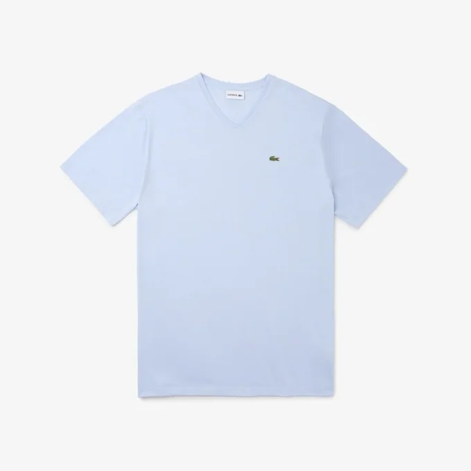 Ανδρικό Pima T-shirt με V λαιμόκοψη και φαρδιά γραμμή Ανδρικό Pima T-shirt με V λαιμόκοψη και φαρδιά γραμμή