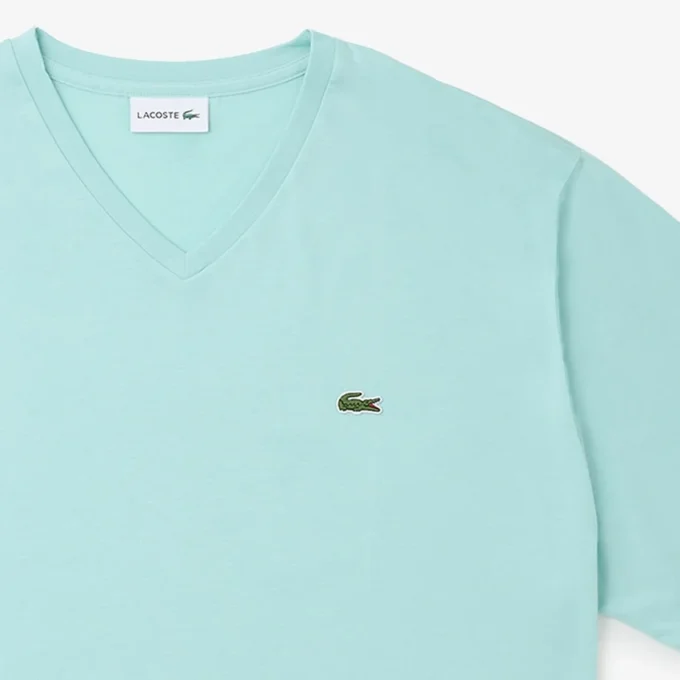 Ανδρικό Pima T-shirt με V λαιμόκοψη και φαρδιά γραμμή Ανδρικό Pima T-shirt με V λαιμόκοψη και φαρδιά γραμμή