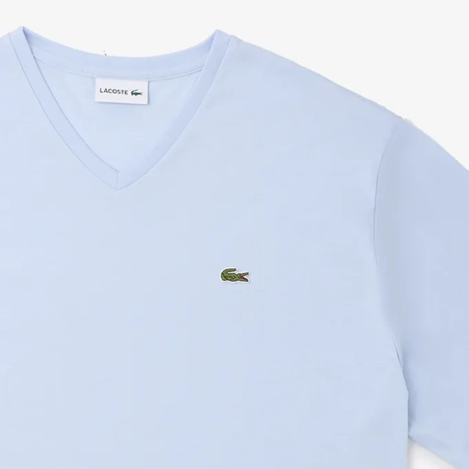 Ανδρικό Pima T-shirt με V λαιμόκοψη και φαρδιά γραμμή Ανδρικό Pima T-shirt με V λαιμόκοψη και φαρδιά γραμμή