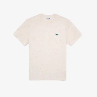 Ανδρικό T-shirt από βαμβακερό jersey με στίγματα, κανονική εφαρμογή