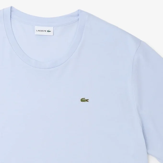 Ανδρικό T-shirt από βαμβάκι Pima με ψηλό στυλ