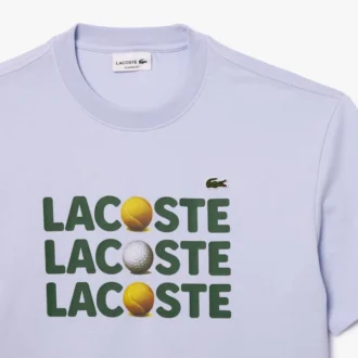 Ανδρικό T-shirt από βαρύ βαμβάκι με σχέδιο μπάλας