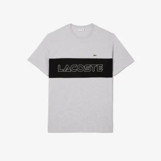 Ανδρικό T-shirt με ψηλό στέλεχος και χρωματικά μπλοκ Ανδρικό T-shirt με ψηλό στέλεχος και χρωματικά μπλοκ