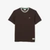 Ανδρικό T-shirt με ρίγες στο λαιμό, κατασκευασμένο στη Γαλλία Ανδρικό T-shirt με ρίγες στο λαιμό, κατασκευασμένο στη Γαλλία