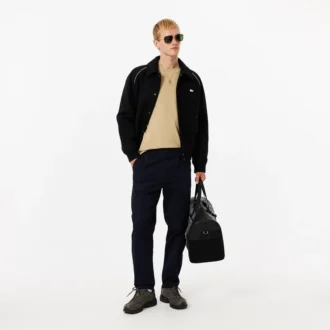 Ανδρικό T-shirt Petit Piqua με ραβδωτό λαιμό