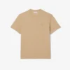 Ανδρικό T-shirt Petit Piqua με ραβδωτό λαιμό Ανδρικό T-shirt Petit Piqua με ραβδωτό λαιμό