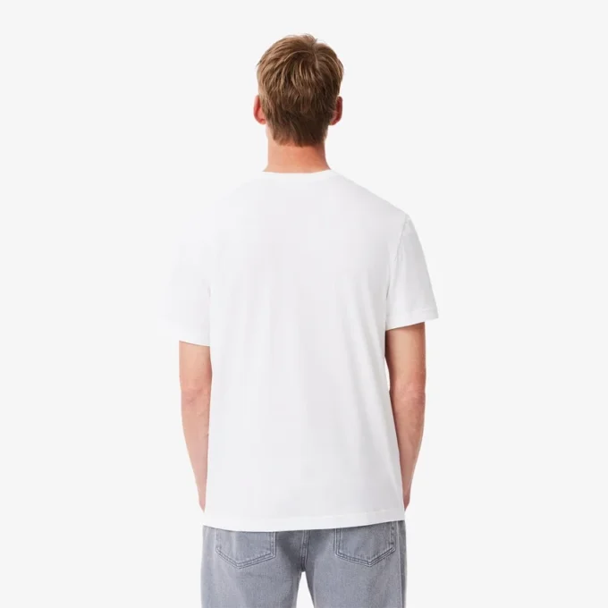 Ανδρικό βαμβακερό T-shirt με χαρακτηριστική εκτύπωση Ανδρικό βαμβακερό T-shirt με χαρακτηριστική εκτύπωση