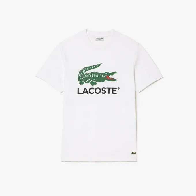 Ανδρικό βαμβακερό T-shirt με χαρακτηριστική εκτύπωση Ανδρικό βαμβακερό T-shirt με χαρακτηριστική εκτύπωση