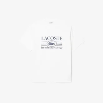 Ανδρικό βαμβακερό T-shirt με κλασική εφαρμογή και τύπωμα Ανδρικό βαμβακερό T-shirt με κλασική εφαρμογή και τύπωμα