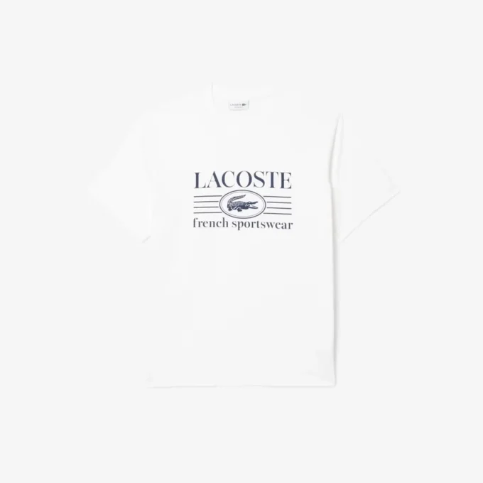 Ανδρικό βαμβακερό T-shirt με κλασική εφαρμογή και τύπωμα Ανδρικό βαμβακερό T-shirt με κλασική εφαρμογή και τύπωμα