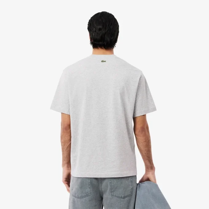 Ανδρικό βαμβακερό T-shirt με κλασική εφαρμογή και τύπωμα Ανδρικό βαμβακερό T-shirt με κλασική εφαρμογή και τύπωμα