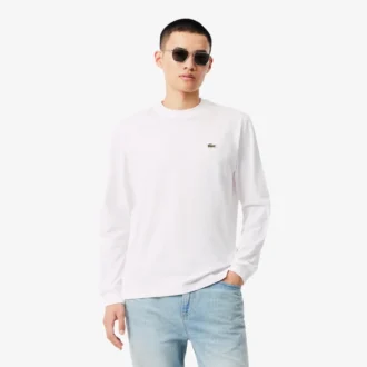Ανδρικό βαμβακερό T-shirt με μακριά μανίκια