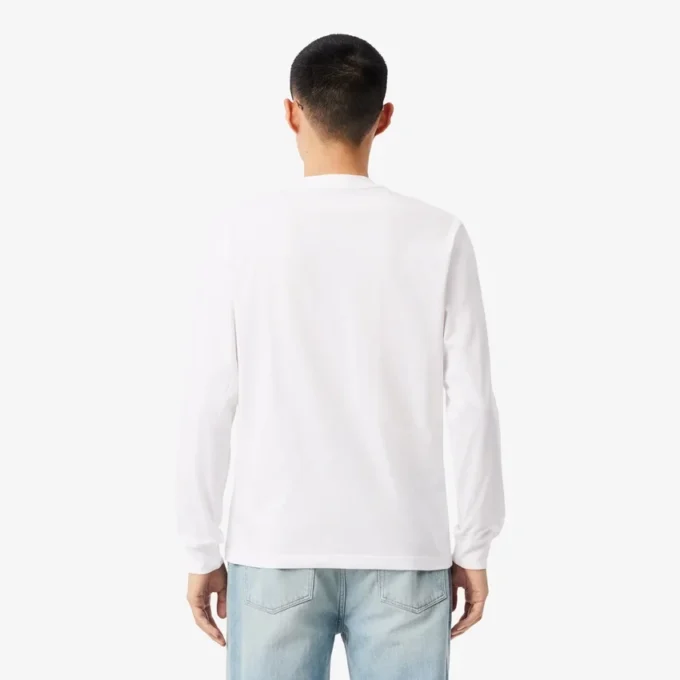 Ανδρικό βαμβακερό T-shirt με μακριά μανίκια Ανδρικό βαμβακερό T-shirt με μακριά μανίκια