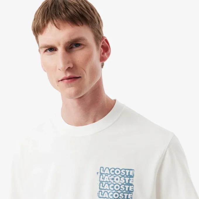 Ανδρικό βαμβακερό T-shirt με σχέδιο Ανδρικό βαμβακερό T-shirt με σχέδιο