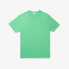 Ανδρικό βαμβακερό T-shirt με στρογγυλό λαιμό και φαρδιά γραμμή Ανδρικό βαμβακερό T-shirt με στρογγυλό λαιμό και φαρδιά γραμμή