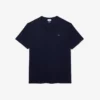 Ανδρικό βαμβακερό T-shirt με στρογγυλό λαιμό και φαρδιά γραμμή Ανδρικό βαμβακερό T-shirt με στρογγυλό λαιμό και φαρδιά γραμμή