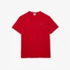 Ανδρικό βαμβακερό T-shirt με στρογγυλό λαιμό και φαρδιά γραμμή Ανδρικό βαμβακερό T-shirt με στρογγυλό λαιμό και φαρδιά γραμμή