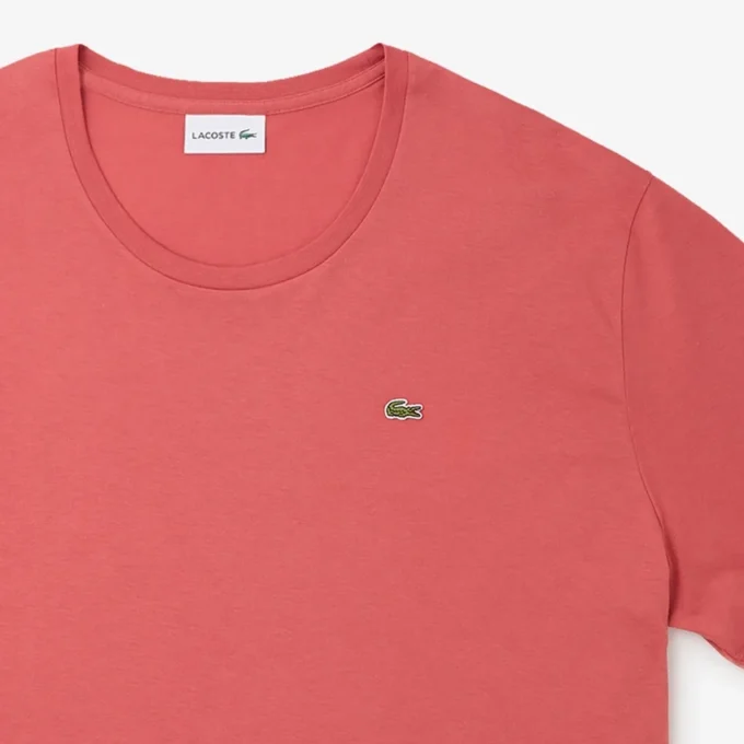 Ανδρικό βαμβακερό T-shirt με στρογγυλό λαιμό και φαρδιά γραμμή Ανδρικό βαμβακερό T-shirt με στρογγυλό λαιμό και φαρδιά γραμμή