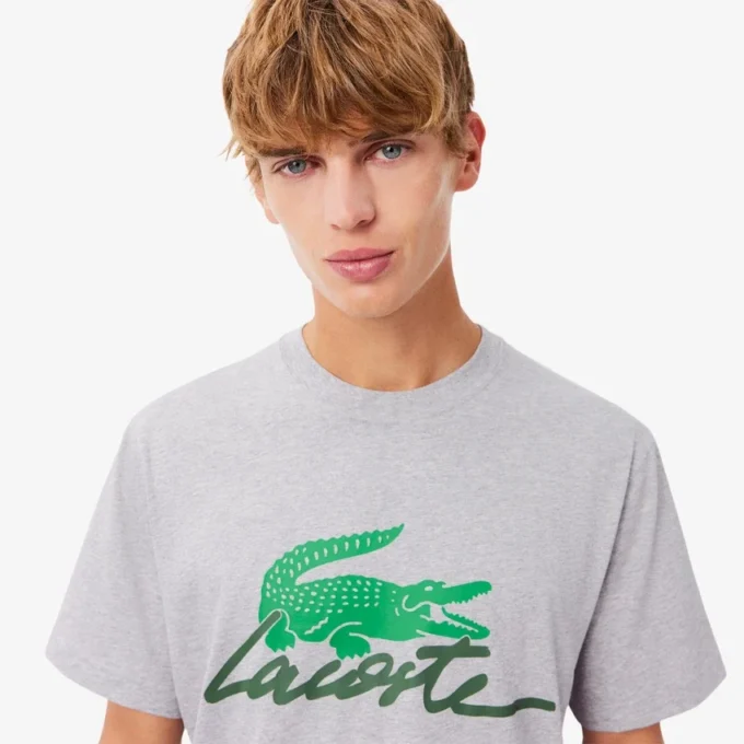 Ανδρικό βαμβακερό T-shirt με τύπωμα Ανδρικό βαμβακερό T-shirt με τύπωμα