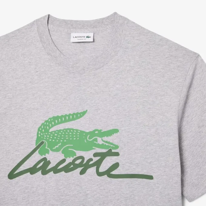Ανδρικό βαμβακερό T-shirt με τύπωμα Ανδρικό βαμβακερό T-shirt με τύπωμα
