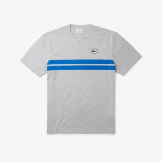 Ανδρικό βαμβακερό T-shirt με τύπωμα στην πλάτη
