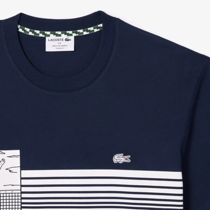 Ανδρικό βαρύ βαμβακερό T-shirt κατασκευασμένο στη Γαλλία Ανδρικό βαρύ βαμβακερό T-shirt κατασκευασμένο στη Γαλλία