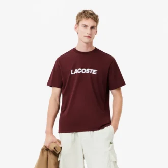 Ανδρικό βαρύ βαμβακερό T-shirt με λογότυπο