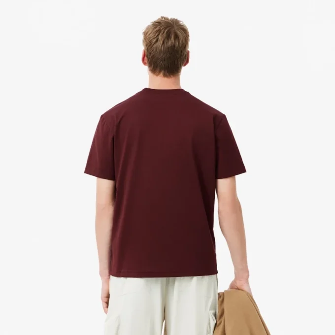 Ανδρικό βαρύ βαμβακερό T-shirt με λογότυπο