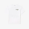 Ανδρικό βαρύ βαμβακερό T-shirt με τύπωμα στην πλάτη Ανδρικό βαρύ βαμβακερό T-shirt με τύπωμα στην πλάτη
