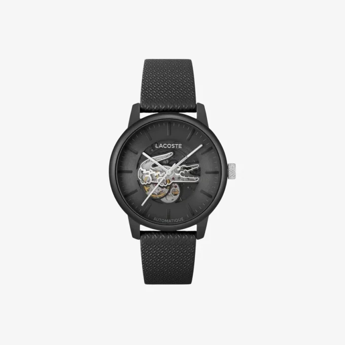 Αυτόματο δερμάτινο ρολόι Lacoste.12.12 Αυτόματο δερμάτινο ρολόι Lacoste.12.12