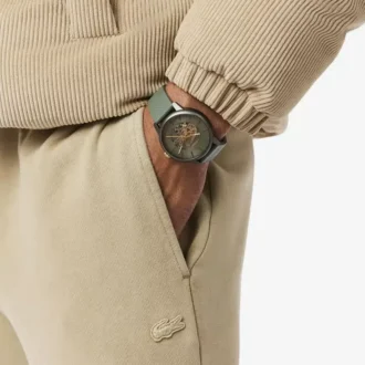 Αυτόματο δερμάτινο ρολόι Lacoste.12.12 Αυτόματο δερμάτινο ρολόι Lacoste.12.12