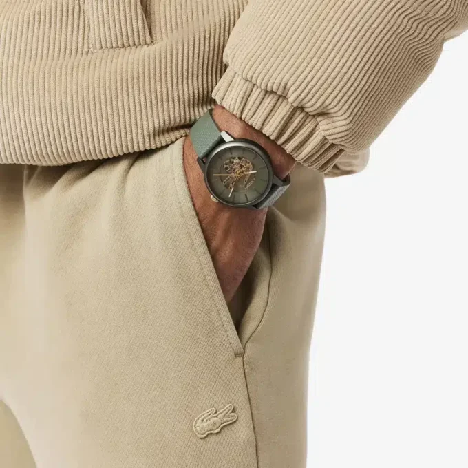 Αυτόματο δερμάτινο ρολόι Lacoste.12.12 Αυτόματο δερμάτινο ρολόι Lacoste.12.12