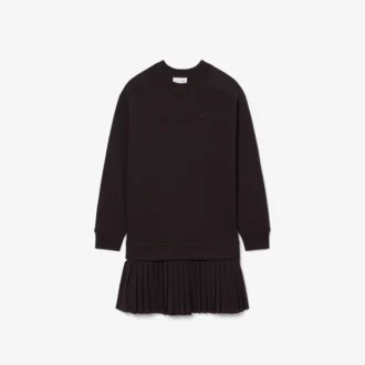 Φορέμα φούτερ από βαμβάκι σε oversized γραμμή